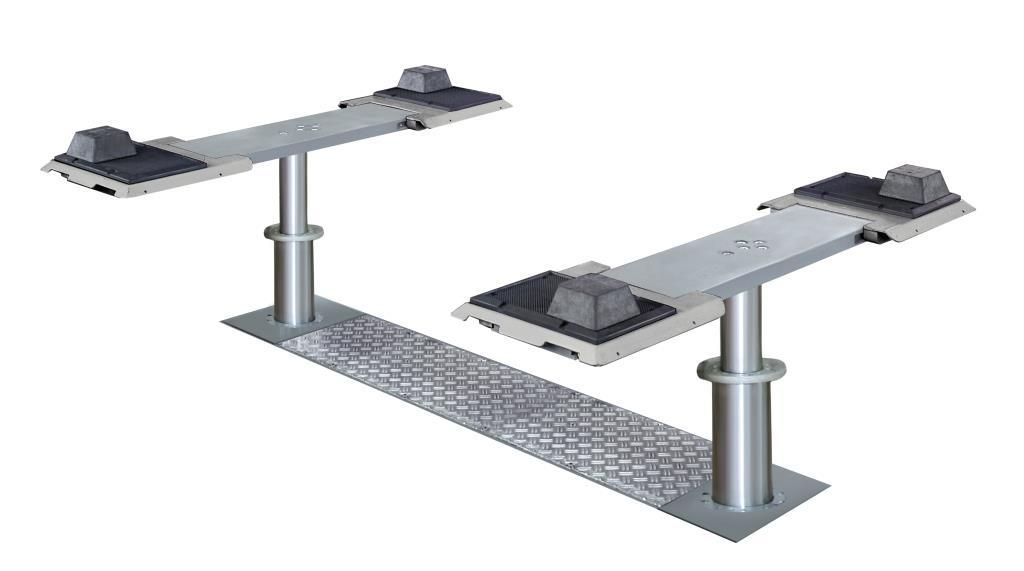 JAB Becker TwinRam 35 Telescopic Lift | 2-Post In-Ground Lift