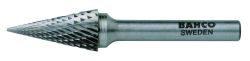 Bahco M0310M03 Tungsten Carbide Rotary Burr, Conical Pointed Nose, Medium, 40mm