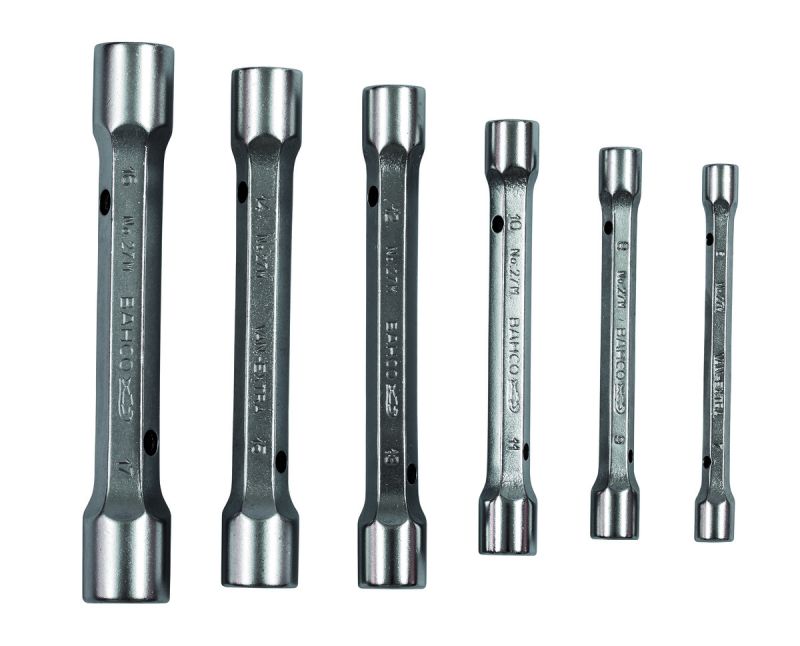 Bahco 27M/6 Double Head Socket Wrench Set, Metric Wrenches Straightset