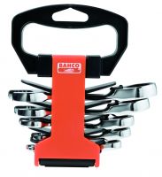 Bahco 10RM/SH6 Combination Ratcheting Wrench Set, 6-Piece