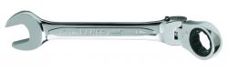 Bahco 41RM-17 Ratchet Flex Combination Wrench, Swivel Head, 17mm Af