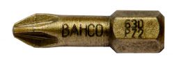 Bahco 63D/PZ2 Diamond bit for Pozidriv head screws, 25mm, in plastic box of 5 pcs