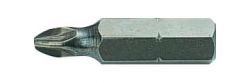 Bahco 70S/PZ2 Bit for slotted head screws, POZIDRIV® screws, in plastic box of 5 pcs