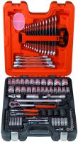 Bahco S106 Socket sets 1/4”, 1/2” + combination wrench, 106 piece