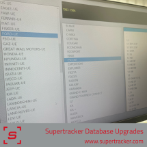 Supertracker Database Upgrade - Car