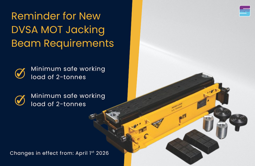 New DVSA MOT Jacking Beam Requirements Come into Effect 1st April 2026