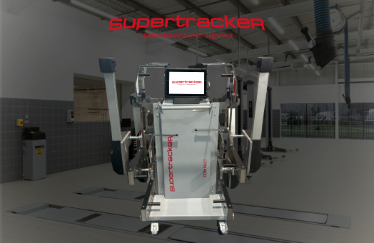 From Exhibition to Installation: Supertracker’s COMPACT Tablet Controlled Wheel Alignment Systems 