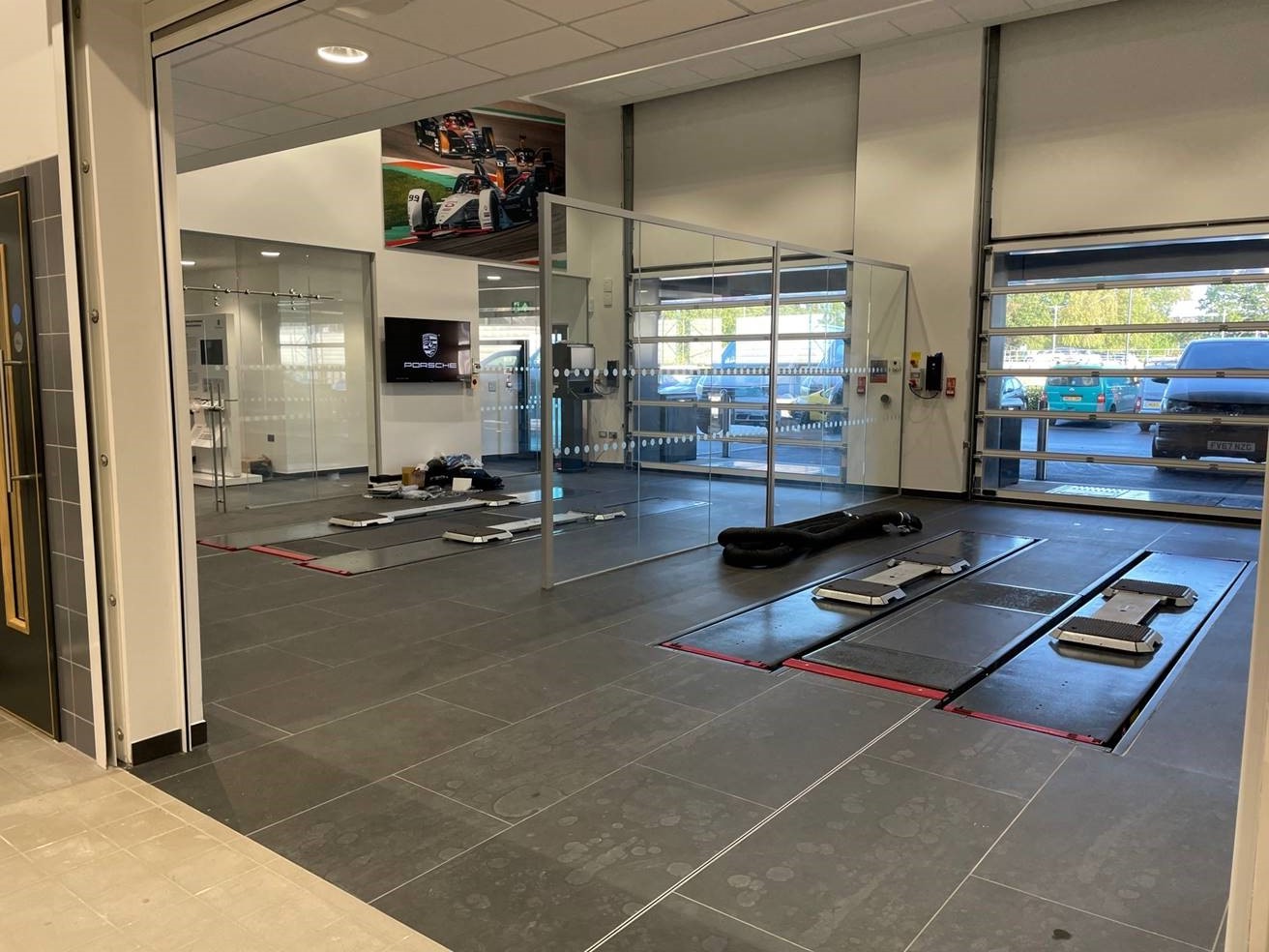 Porsche Bournemouth handover bays