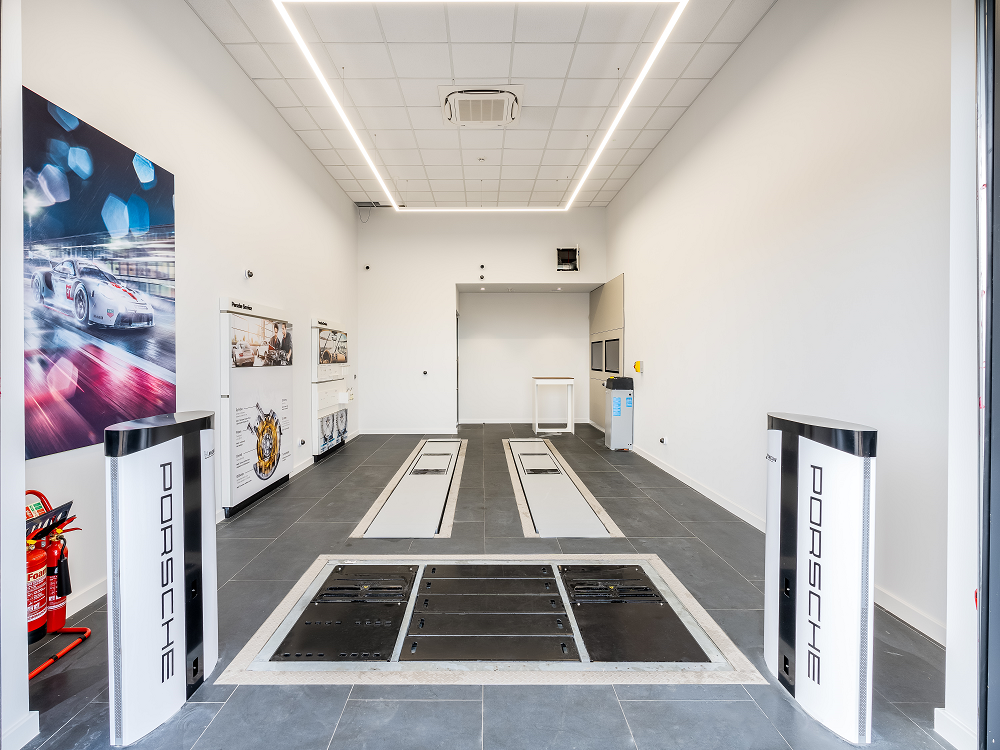 service bay installation